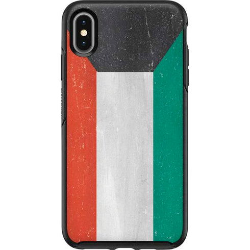 Kuwait Flag Distressed Otterbox Symmetry iPhone Skin